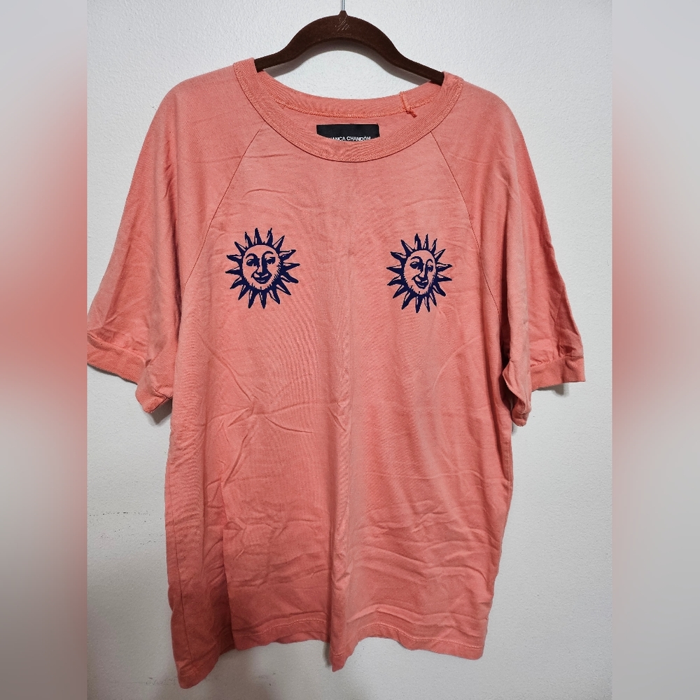 Bianca Chandon Acid Sun Athletic T-Shirt. Large